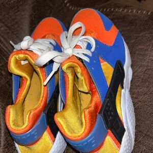 HUARACHE RUN GS 'HYPER ROYAL YELLOW OCHRE'